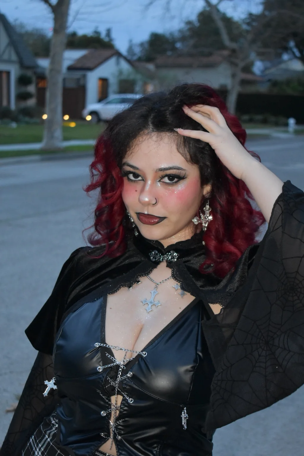 Gothic creator campaign style portrait