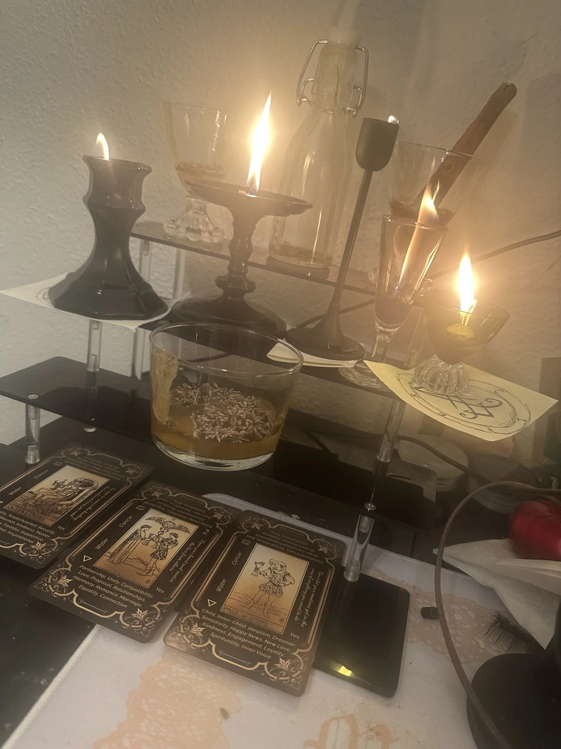 Witchcraft ritual scene