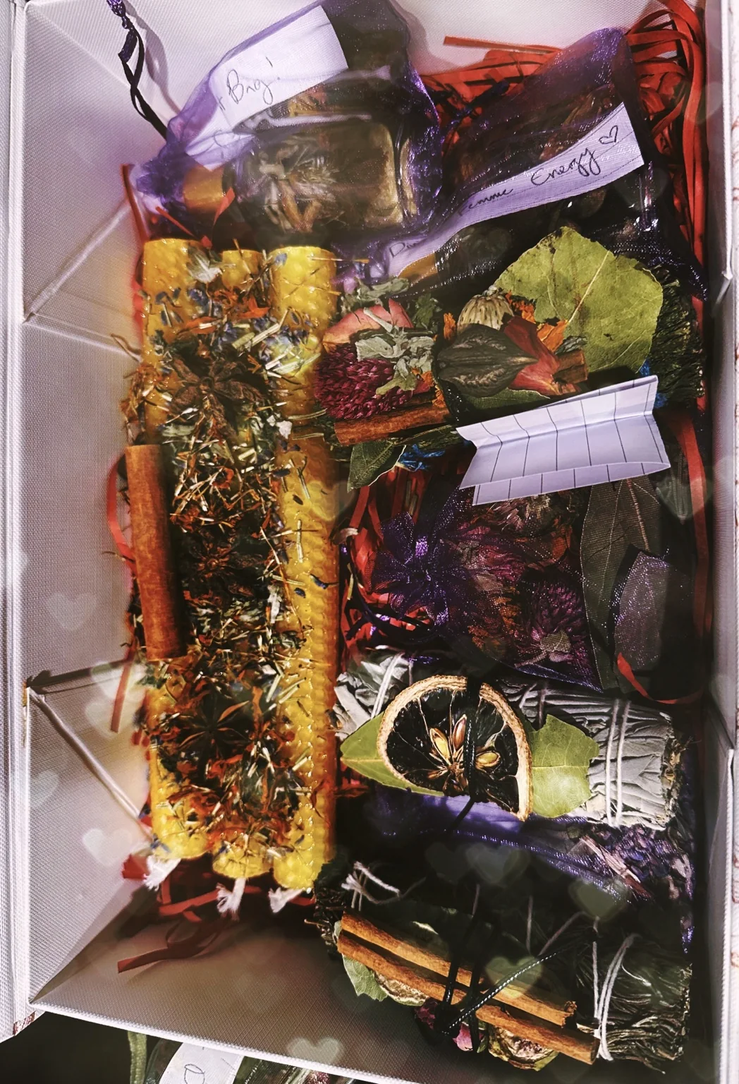 Handmade witchcraft product box
